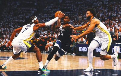 Timberwolves capitalize on Steph Curry’s absence to tie second-round series anthony edwards horizontal jpg
