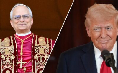 American-born Pope Leo XIV’s selection ‘a great honor’ for US, says Trump trump pope jpg